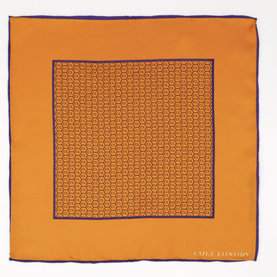 Orange silk square 