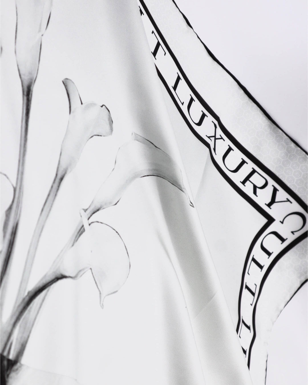 White Lily 90 Designer Large Silk Scarf – Cult Luxury