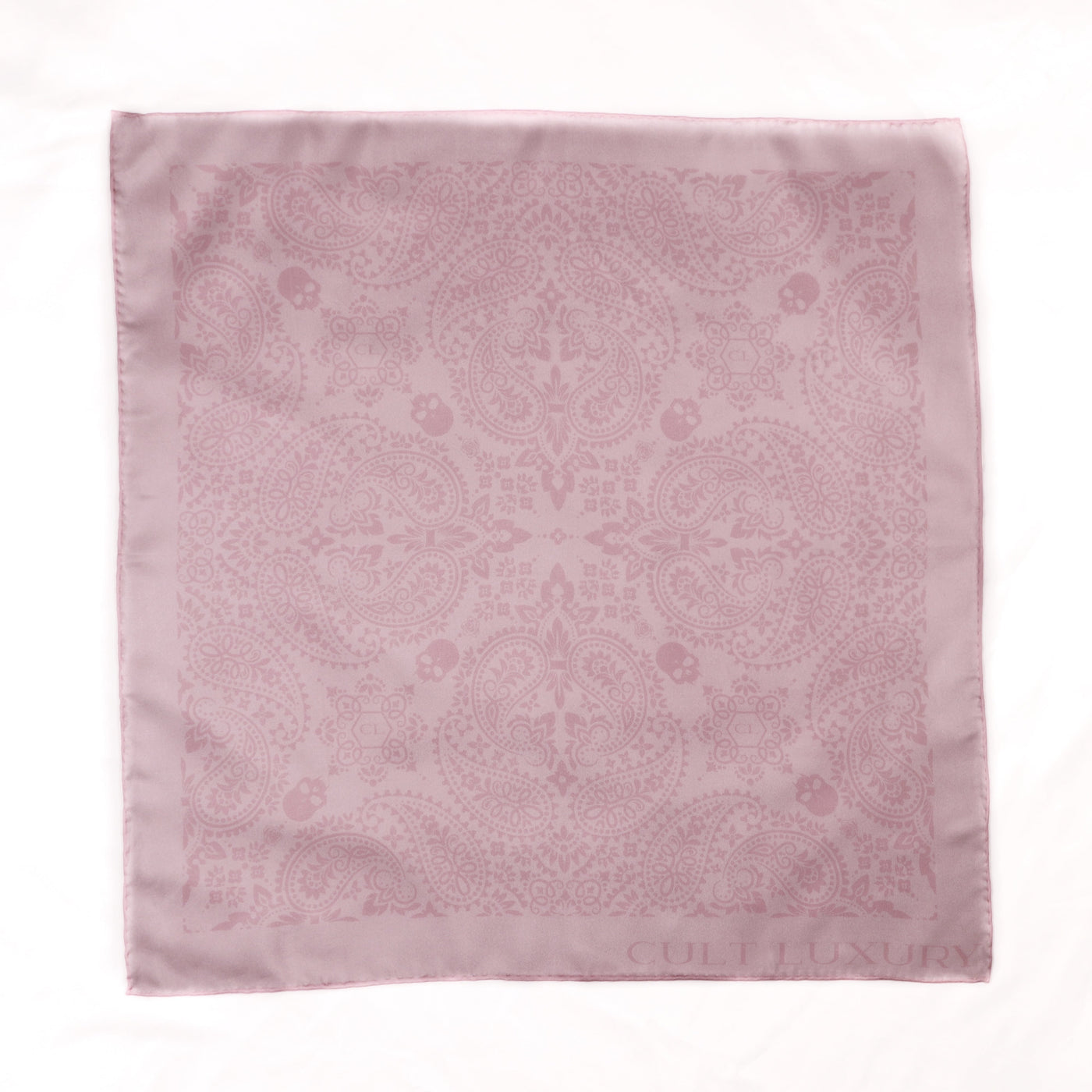 Silk pink bandana 