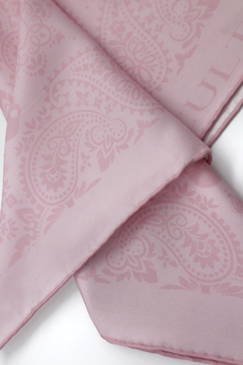 Pink silk fabric 