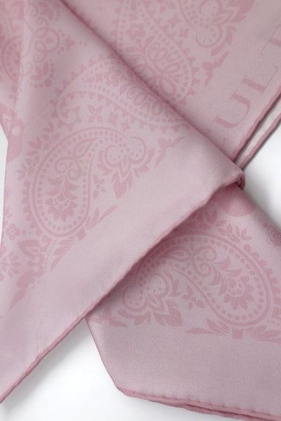 Pink silk fabric 