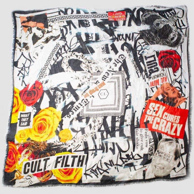 Nothing Cures Crazy Winter Silk Scarf